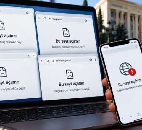 Azərbaycanda bir sıra rəsmi qurumların saytları açılmır 