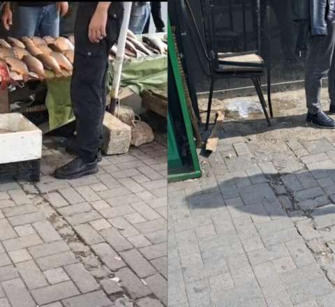 "20 Yanvar”da antisanitariyaya səbəb olan piştaxta götürüldü - FOTO