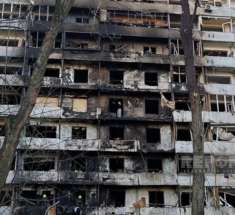 Rusiya hücumu: azərbaycanlı ailənin mənzili dağıldı -  FOTO