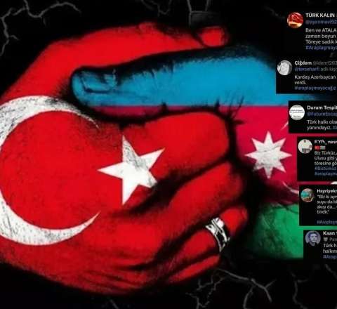 Türkiyədən Azərbaycana dəstək aksiyası - FOTO