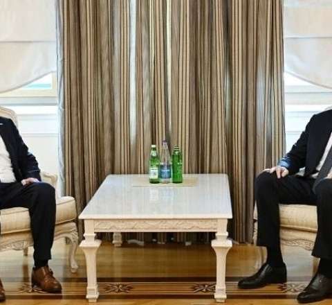 Prezident Aleksandr Zuyevi qəbul etdi  - FOTO