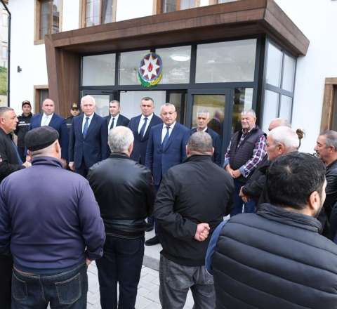 Laçında keçmiş məcburi köçkünlərin müraciətləri dinlənilib - FOTO