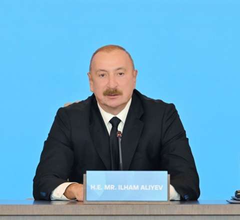İlham Əliyev açılış mərasimdə iştirak edir - Canlı 