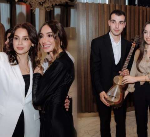 Prezidentin qızları “Cənnətin ariyası”nın konsertində -  FOTO