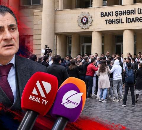 REAL TV ilə Təhsil İdarəsi arasında gərginlik –  Jurnalistlərə hücum qalmaqalı böyüyür
