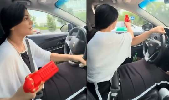 Tanınmış tiktoker qaydaları kobudcasına pozdu  - VİDEO