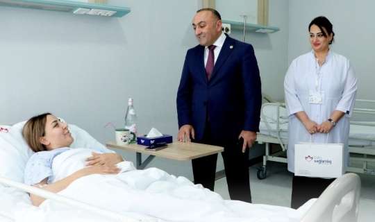 Şəhid polkovnikin xanımı əməliyyat olundu 