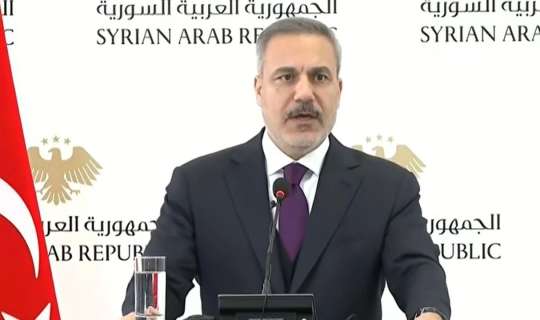 Hakan Fidanın sözünü kəsdilər, mətbuat konfransı yarımçıq dayandırıldı - VİDEO 