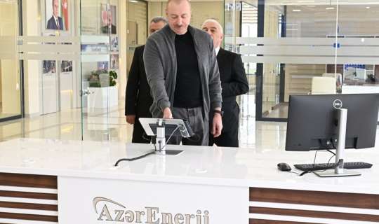 Prezident daha bir açılışda iştirak etdi  – Fotolar