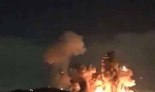 İsfahan 907 kq olan bombalarla vuruldu - VİDEO