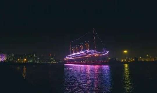 “Titanik” gəmisini min dronla belə canlandırdılar - FOTO 