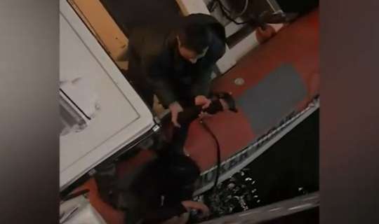 Bulvarda dənizdə batan qız xilas edildi - Anbaan VİDEO 