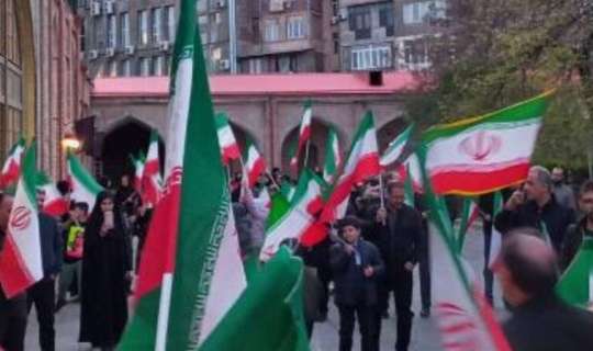 İrəvandakı Göy Məsciddə Xameneinin anım mərasimi keçirildi - FOTO 