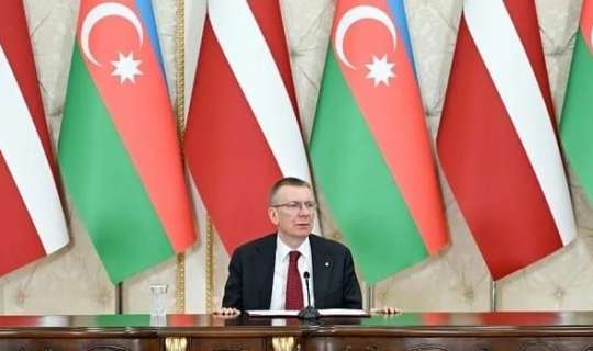 Latviya prezidenti Ağ Şəhərdən danışdı: Möcüzə... 