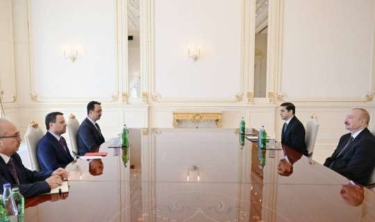 İlham Əliyev Türkiyənin ədliyyə nazirini qəbul etdi 