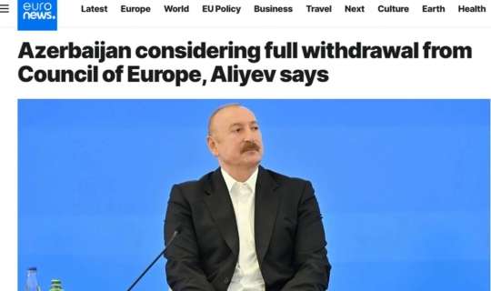 Dünya mətbuatı İlham Əliyevin tarixi çıxışını dərc edir 
