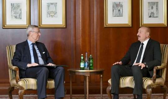 İlham Əliyev Mixael Harms ilə görüşdü — FOTO 