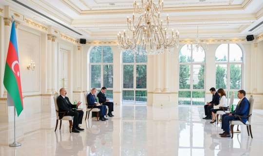 İlham Əliyev Dmitri Şlapaçenkonu qəbul etdi 