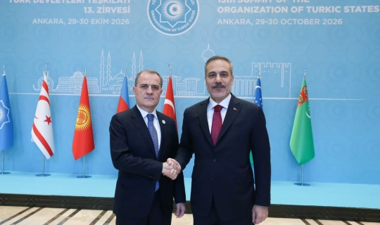 Hakan Fidan Ceyhun Bayramovla görüşdü 