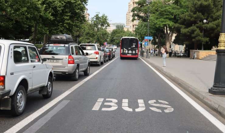 Avtobus zolağına girənlərə cərimə balı da yazılacaq 