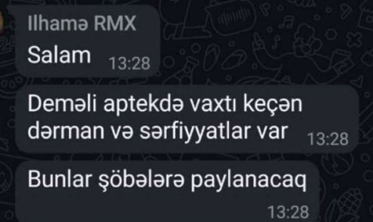 Azərbaycanda xəstəxanada dəhşətli göstəriş: Köhnə dərmanları şöbələrə paylayın! - FOTO - YENİLƏNİB