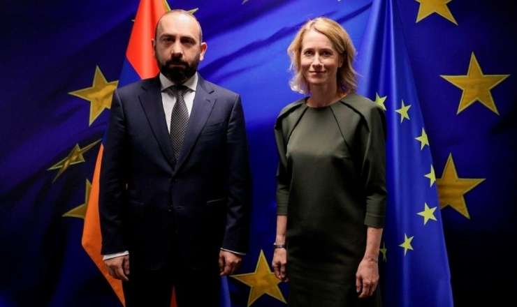 Mirzoyan Kallasla Azərbaycan-Ermənistan sülh sazişindən - DANIŞDI 