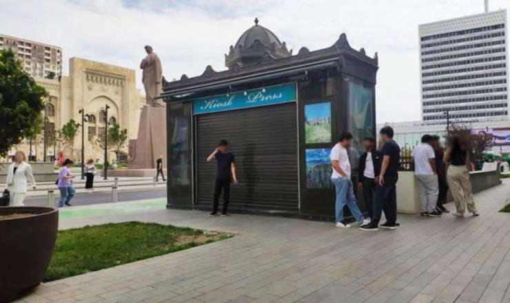 “28 May”ın yaxınlığındakı həmin köşk götürüldü 