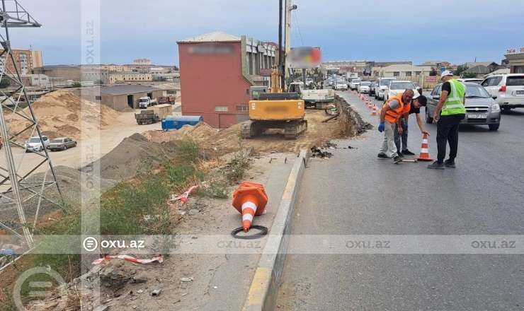 Saray körpüsü yaxınlığında son durum  