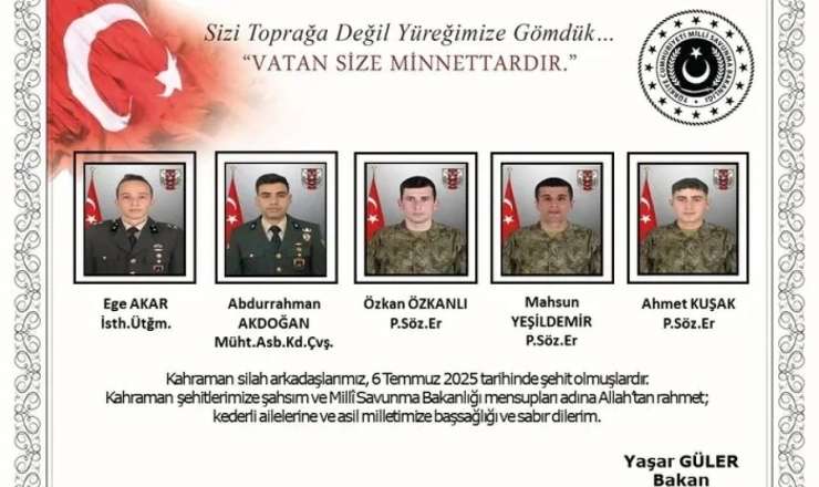 Metan qazı Türkiyədə 8 hərbçinin həyatına son qoydu 