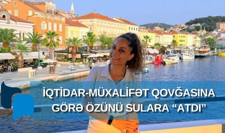 İqtidar-müxalifət qovğasına görə özünü sulara "atdı" -  Jurnalistikadan dənizçiliyə - VİDEO
