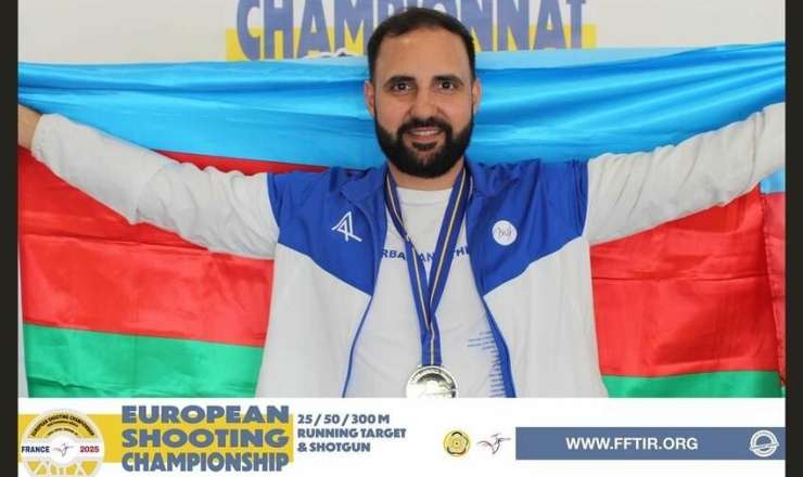 Atıcımız çempionatda gümüş medal qazandı 