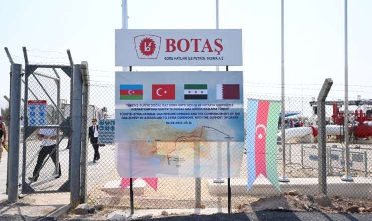 Bu gün Azərbaycan qazı Suriyaya nəql ediləcək 
