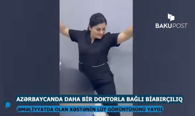 "Doktor Gülü" əməliyyat masasındakı qadının LÜT GÖRÜNTÜSÜNÜ YAYDI - VİDEO 