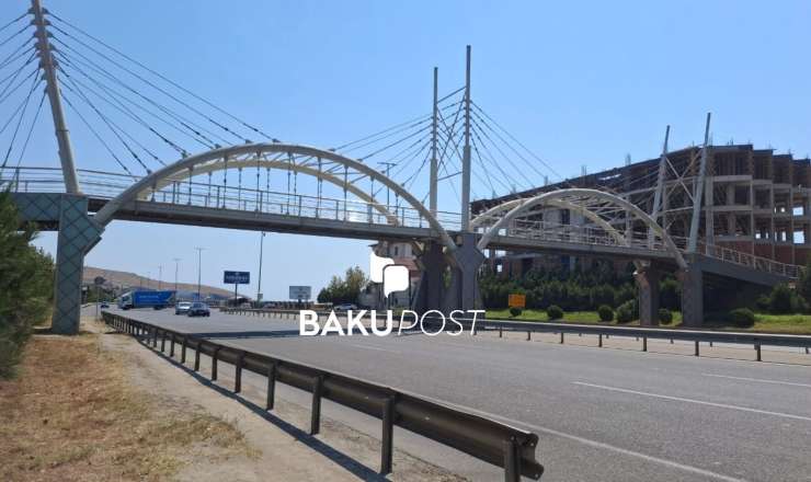 Bakıda qəribə yerüstü keçid: Ya hotelə aparır, ya da ölümə - VİDEO 