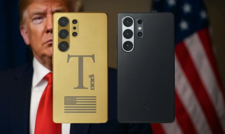 Trampın smartfonunda dəyişiklik - "İphone"dan "Samsung" kopyasına keçdi - FOTO 