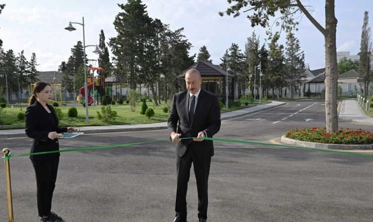 Prezident Yaradıcılıq Evinin açılışını etdi - FOTO