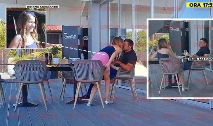 SOCAR rəsmisinin gizli eşqi: rumın qızla öpüşərkən kameralara yaxalandı - FOTO 