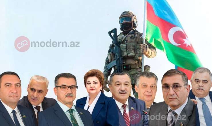 Övladı əsgərliyə gedən DEPUTATLAR 