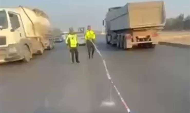 Bakı-Qazax yolundakı tıxac aradan qaldırıldı – VİDEO 