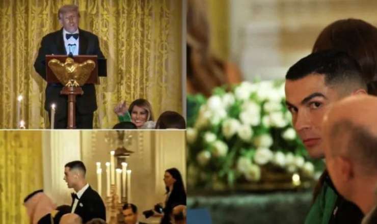 Tramp Ronaldo ilə görüşdə: "Oğlum bundan sonra mənə daha çox hörmət edəcək" -FOTOLAR