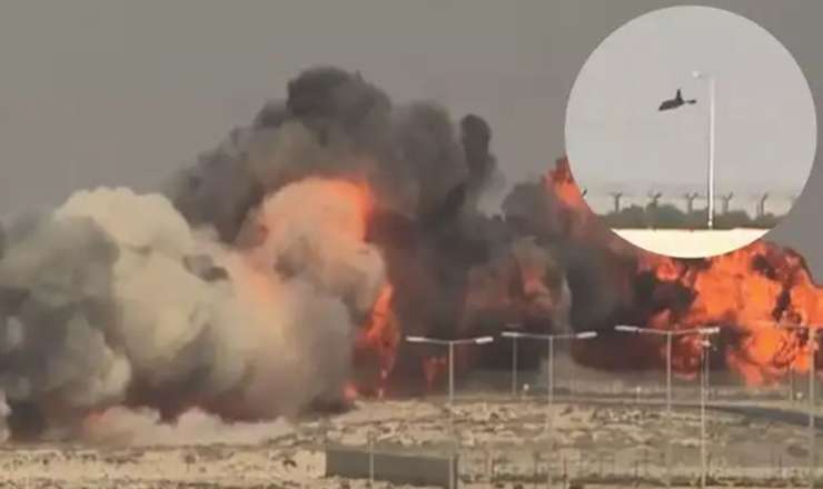 Dubaydakı aviaşouda dəhşət – Təyyarə yerə çırpıldı – VİDEO 