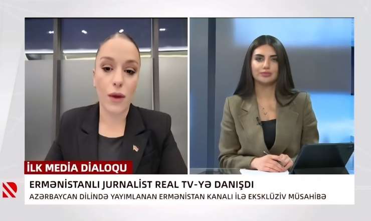 Azərbaycanlı aparıcı ermənini efirdə susdurdu - VİDEO 