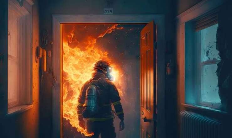 Suraxanıda yanğın - Xəsarət alan var 