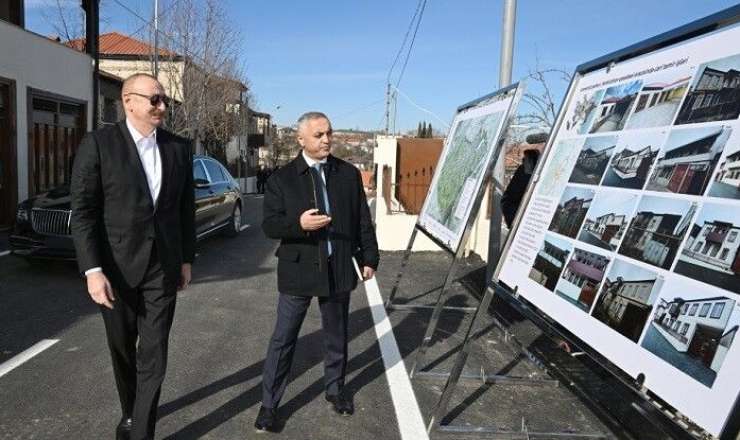 Prezident Xankəndiyə getdi 