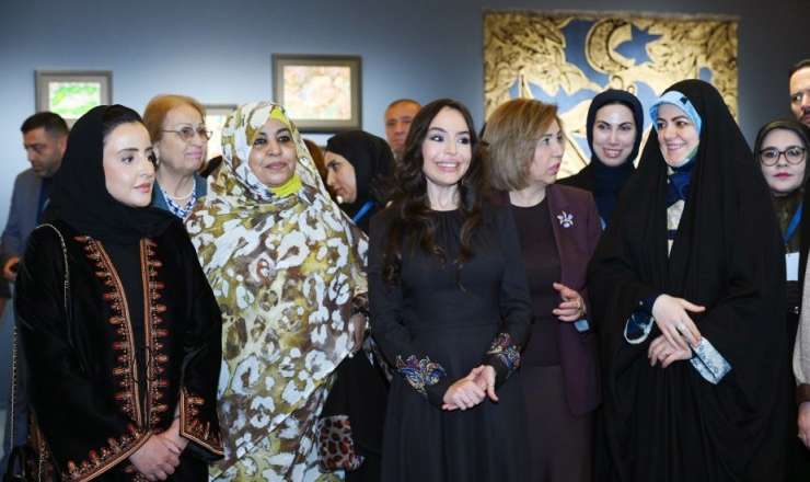 Leyla Əliyeva Zəhra Pezeşkianla görüşdü - FOTO 