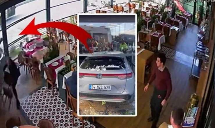 Məşhur sənətçi avtomobili ilə restorana ÇIRPILDI 
