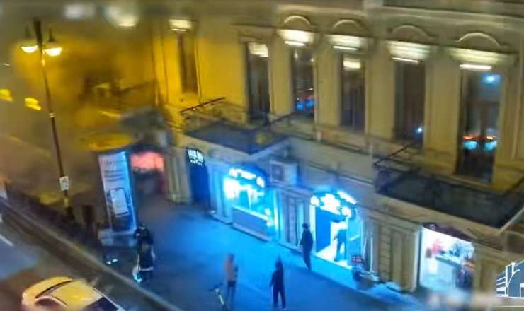 Bakının mərkəzində yanğın oldu – VİDEO 