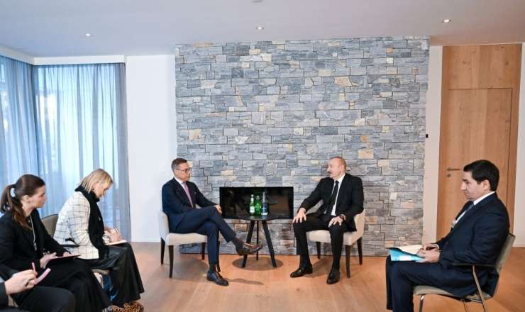 İlham Əliyev finlandiyalı həmkarı ilə görüşdü - FOTO 