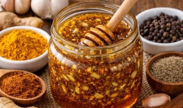 5 ədviyyatla öskürək müalicəsi: Bal ilə qarışdırın 