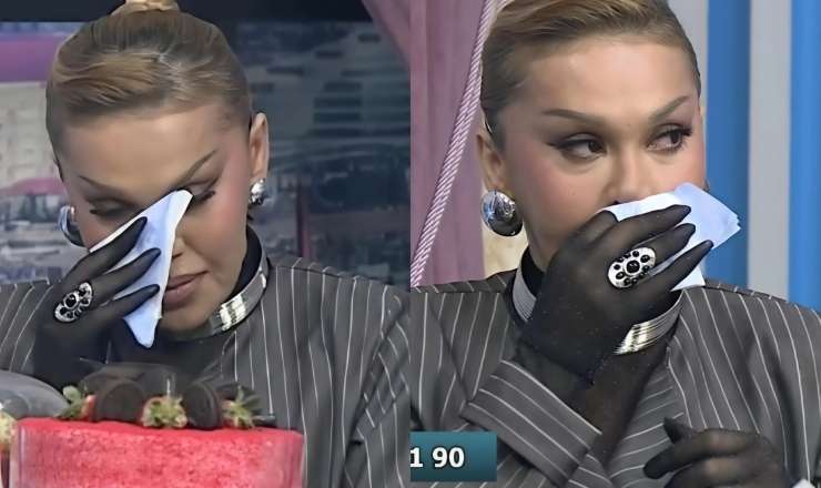 “Məndən nə istəyirsiniz?” – Rəqsanə canlı yayımda ağladı - VİDEO